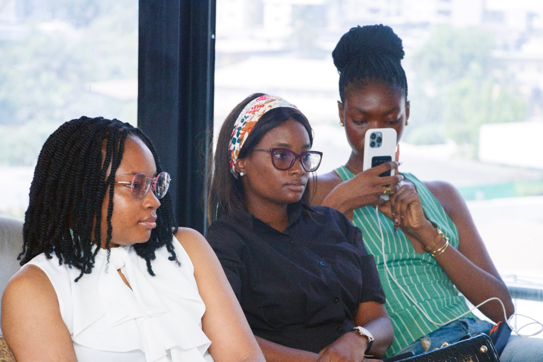Attendees seated during the event