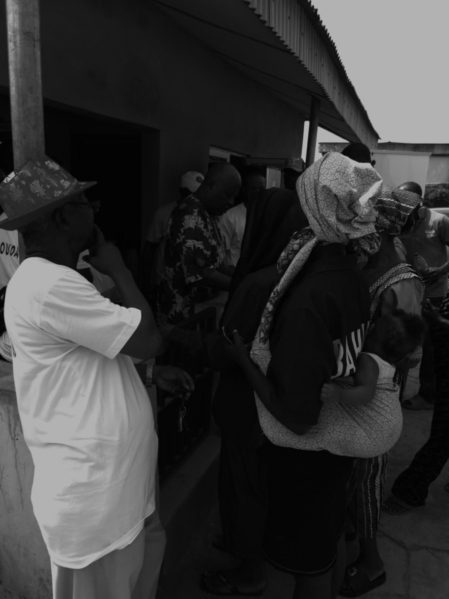Residents receiving support from the team